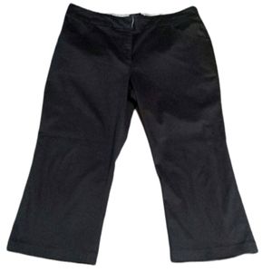 Claudia Ev Black Capris Sz 14